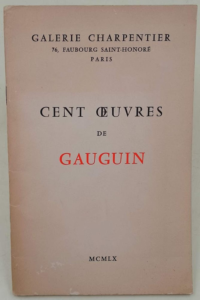 CENT OEUVRES DE GOUGUIN(1960)