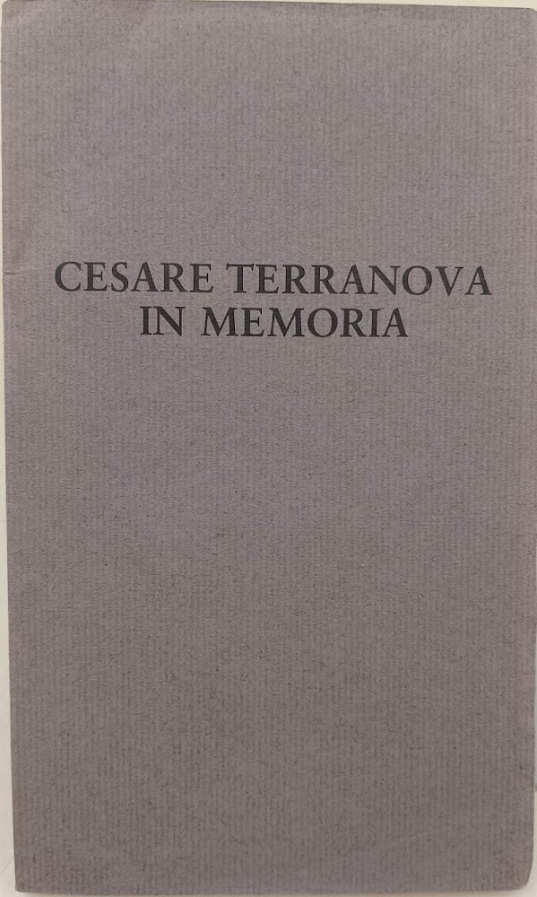 CESARE TERRANOVA -IN MEMORIA(1982)