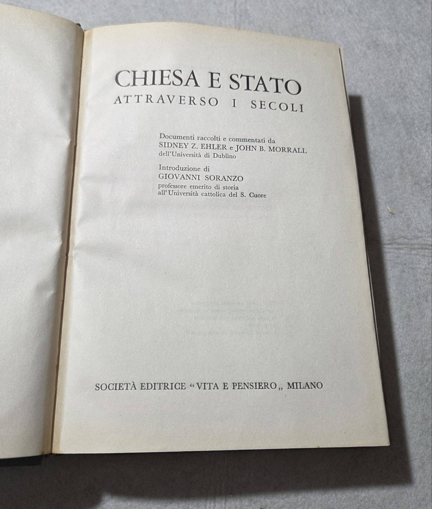 Chiesa e Stato attraverso i secoli