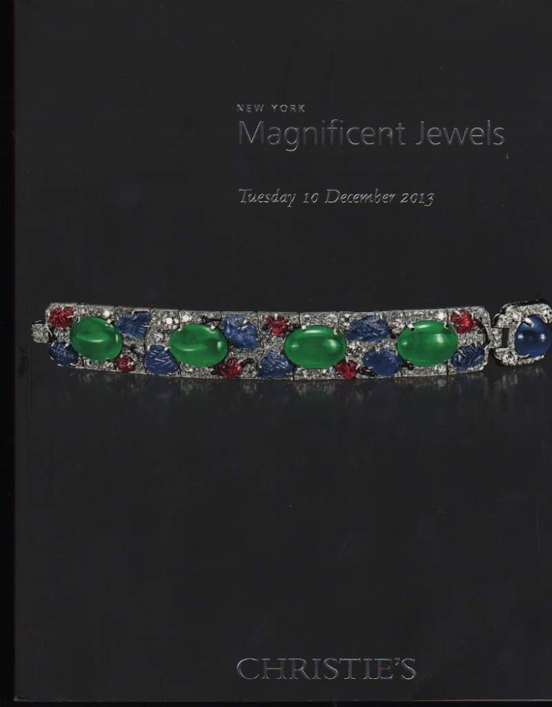 CHRISTIE'S MAGNIFICENT JEWELS NEW YORK 10 DECEMBER 2013
