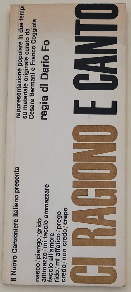 CI RAGIONO E CANTO(1966)