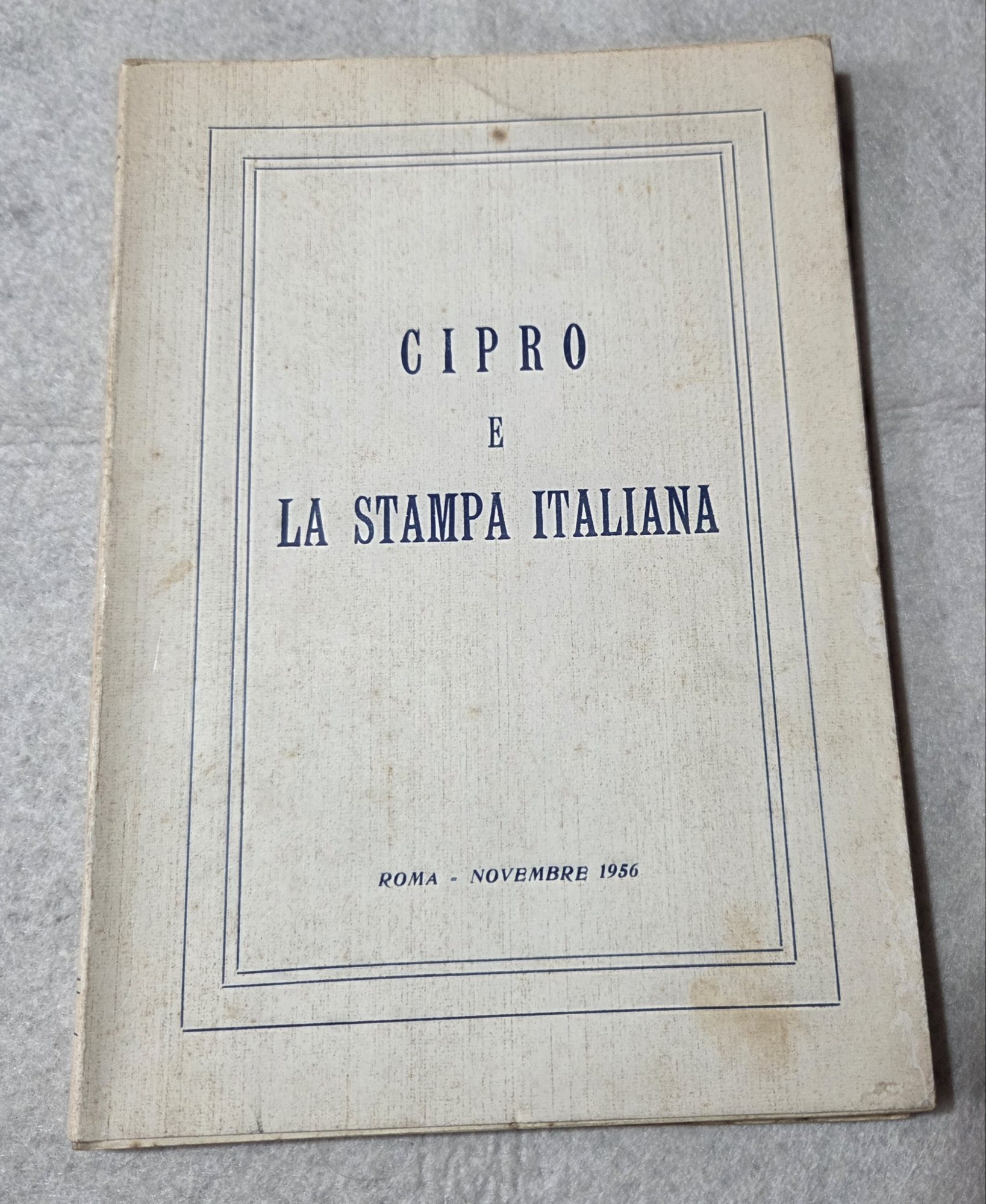 Cipro e la stampa italiana