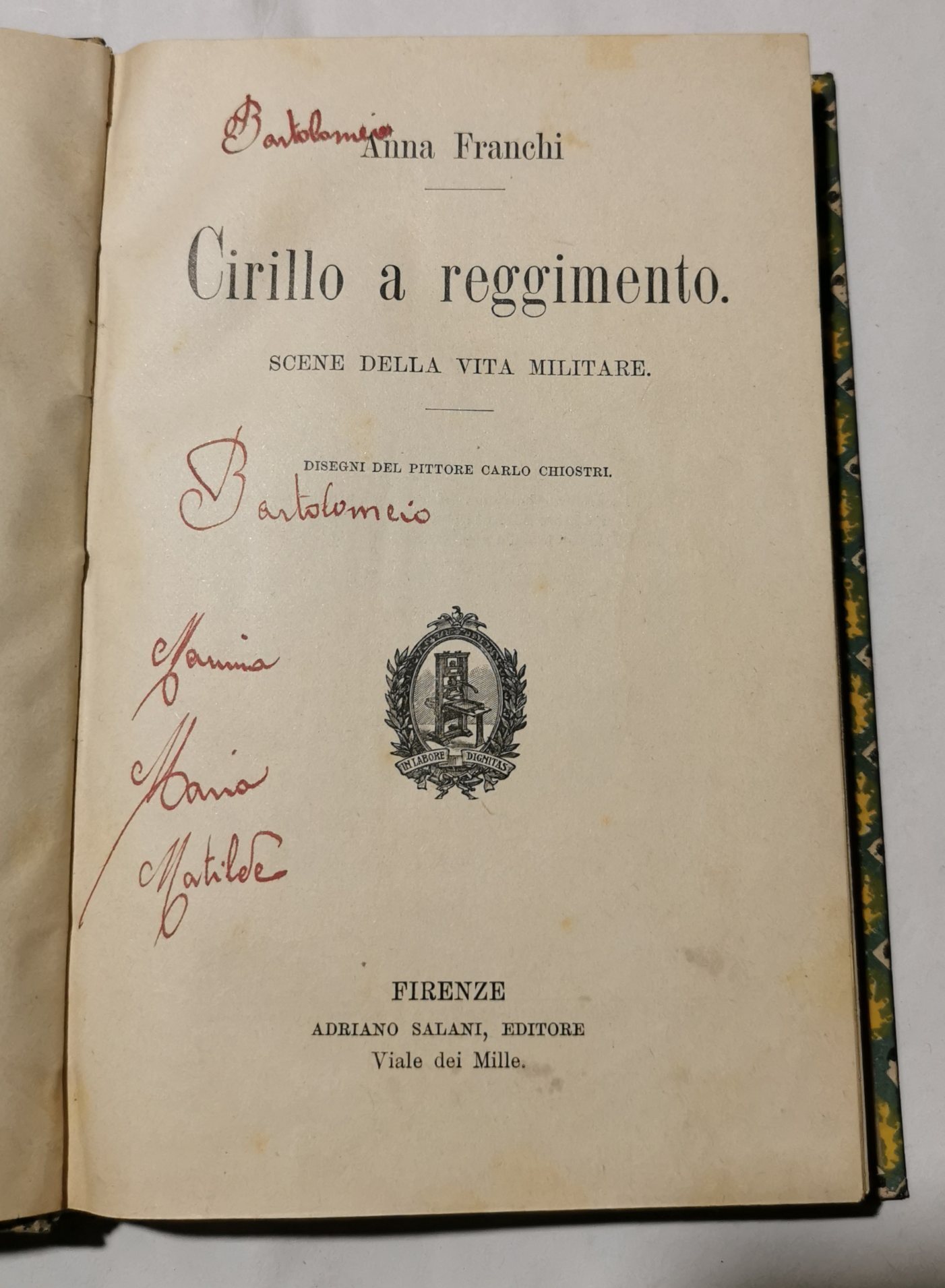 Cirillo a reggimento - Scene di vita militare