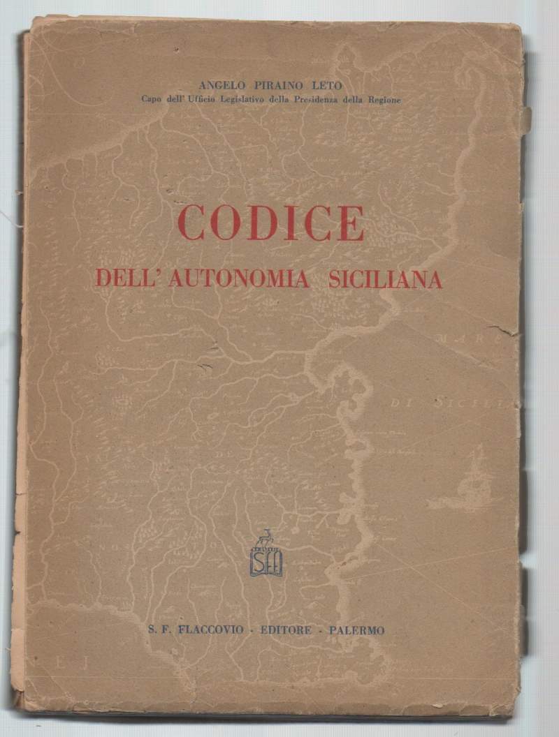 CODICE DELL'AUTONOMIA SICILIANA (1949)