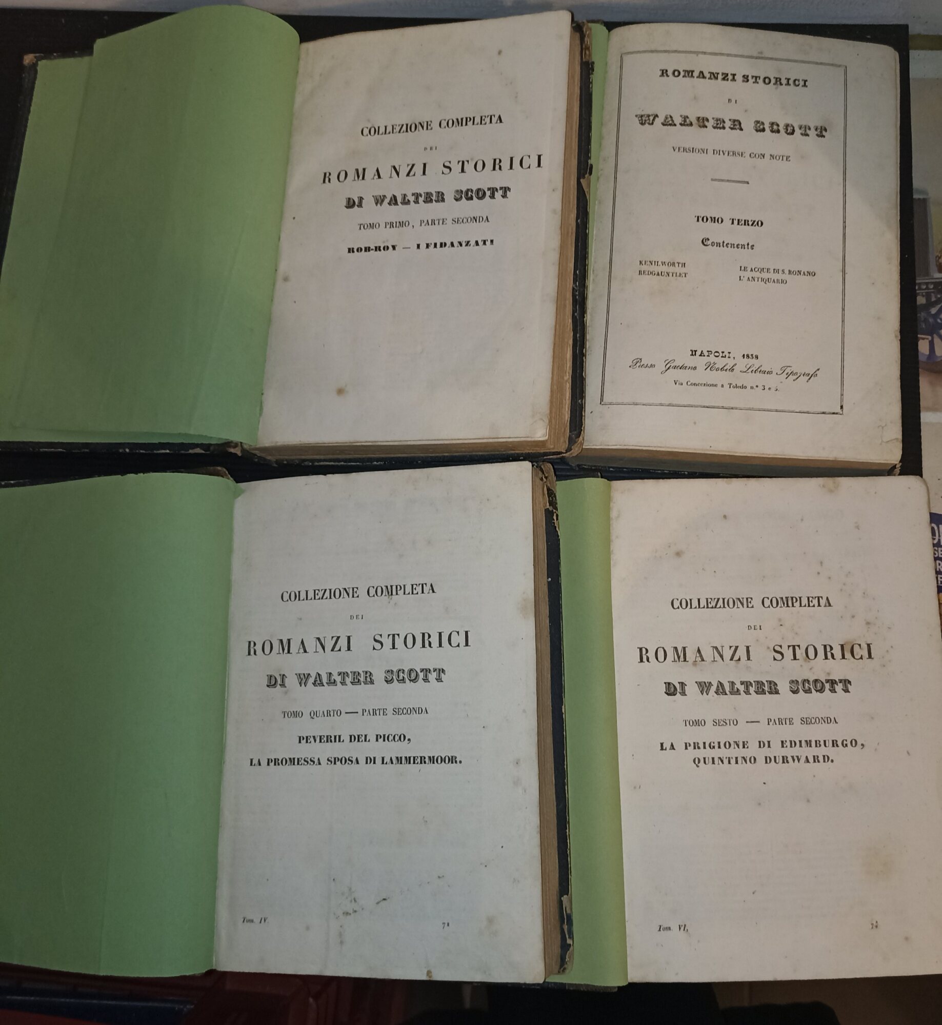 Collezione completa dei romanzi storici di Walter Scott - 4 …