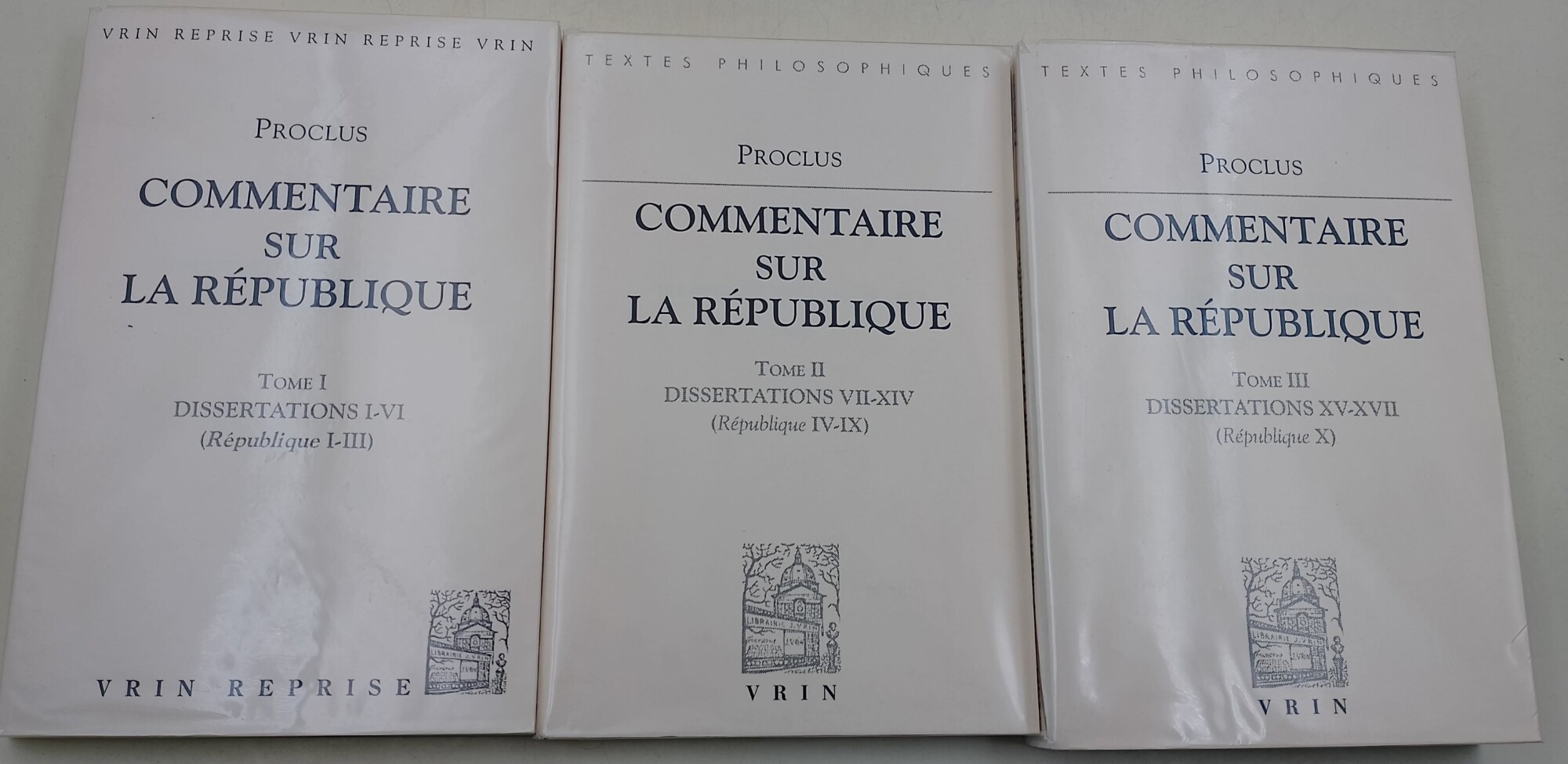 Commentaire sur la Republique- 3 tomi