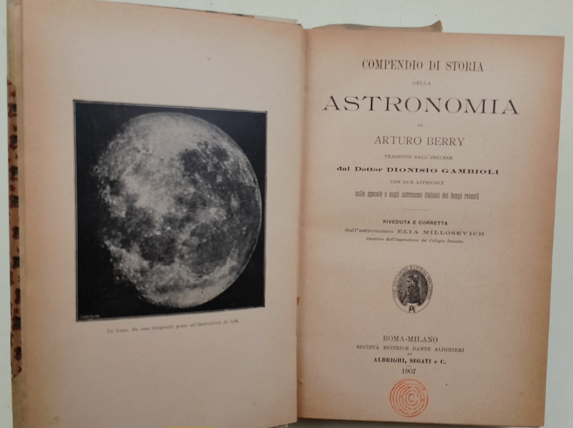 Compendio di Storia della Astronomia