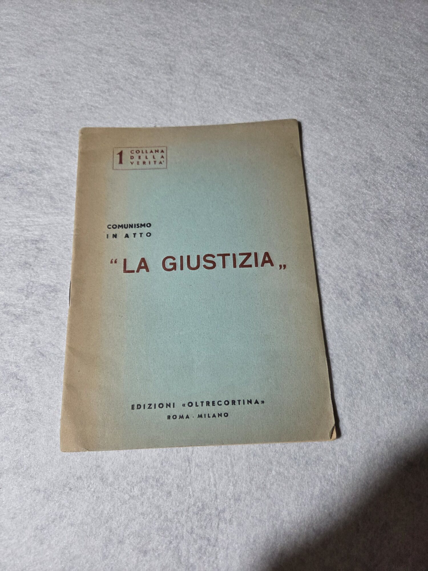 Comunismo in atto " La giustizia"