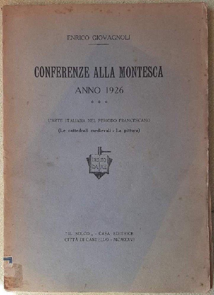 CONFERENZE ALLA MONTESCA-anno 1926