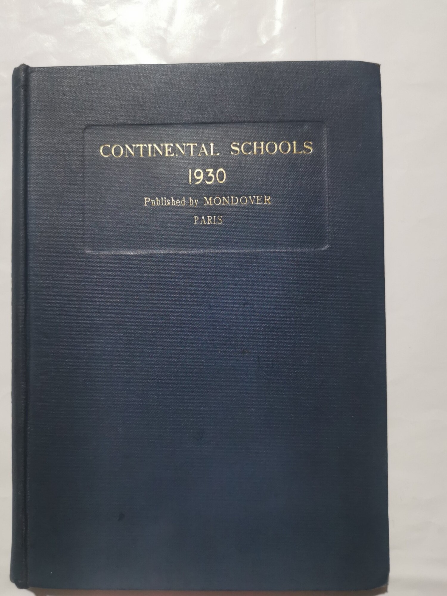 Continental schools 1930 - The most comprehensive register in the …