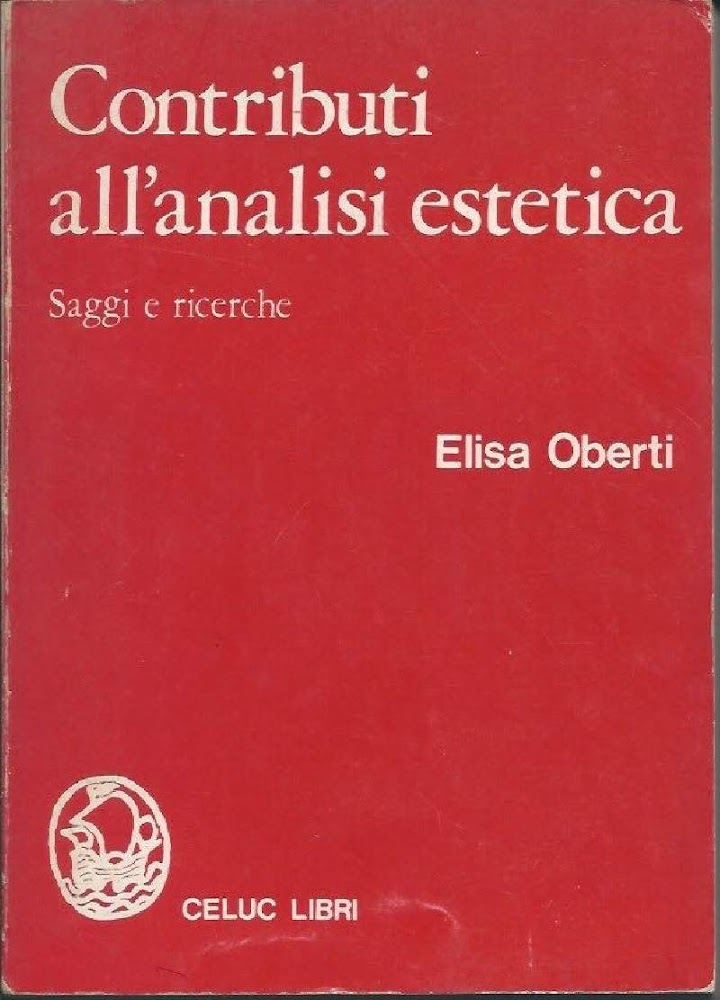 CONTRIBUTI ALL'ANALISI ESTETICA - Saggi e ricerche (1974)