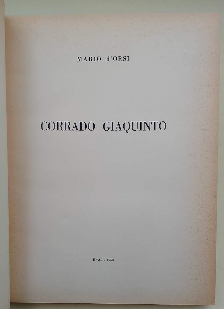 CORRADO GIAQUINTO(1958)