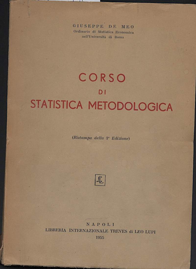 CORSO DI STATISTICA METODOLOGICA