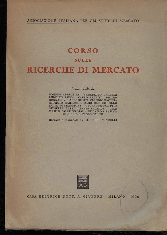 CORSO SULLE RICERCHE DI MERCATO