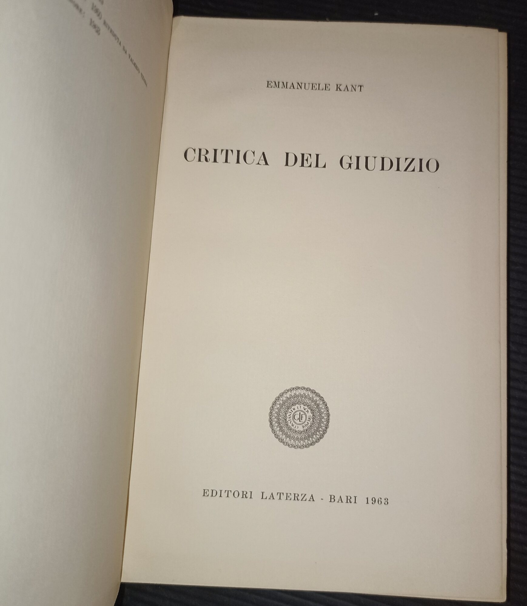 Critica del giudizio