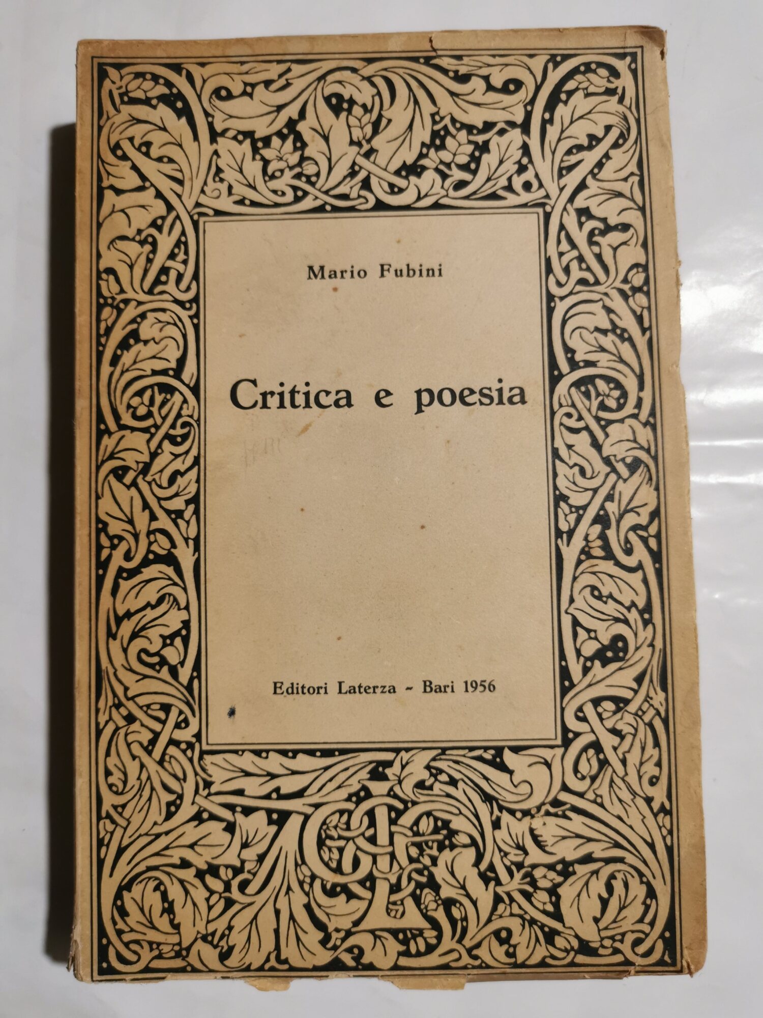 Critica e poesia