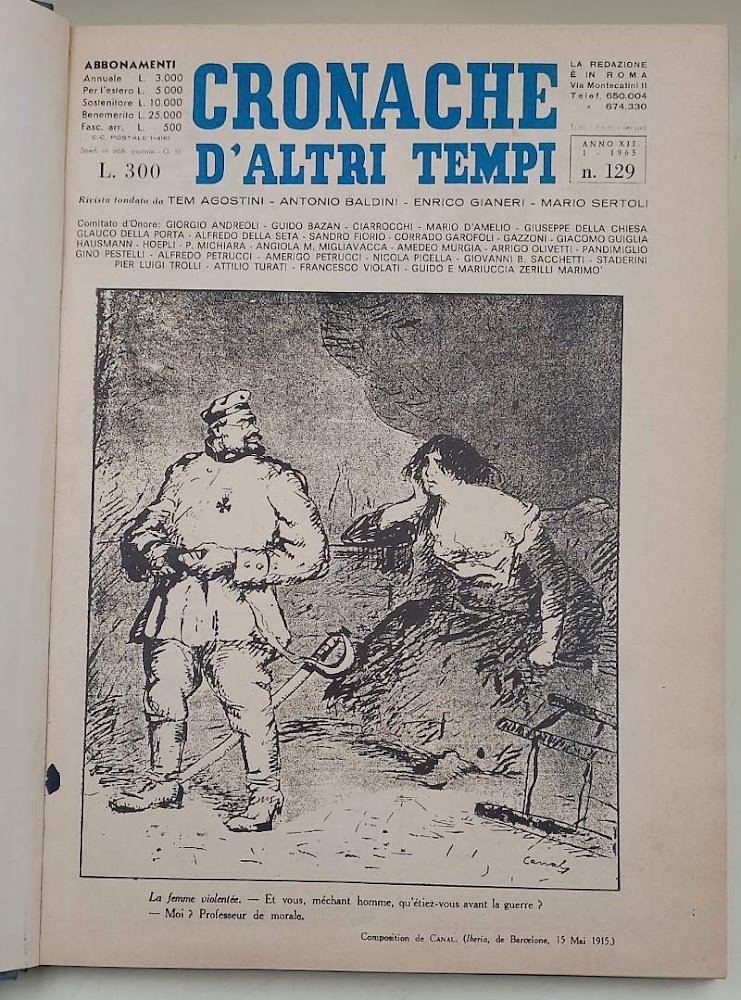 CRONACHE D'ALTRI TEMPI ANNO XII- I 1965 N. 129/ 140 …