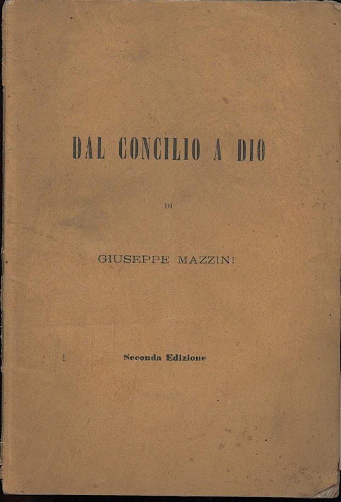 DAL CONCILIO A DIO(1870)