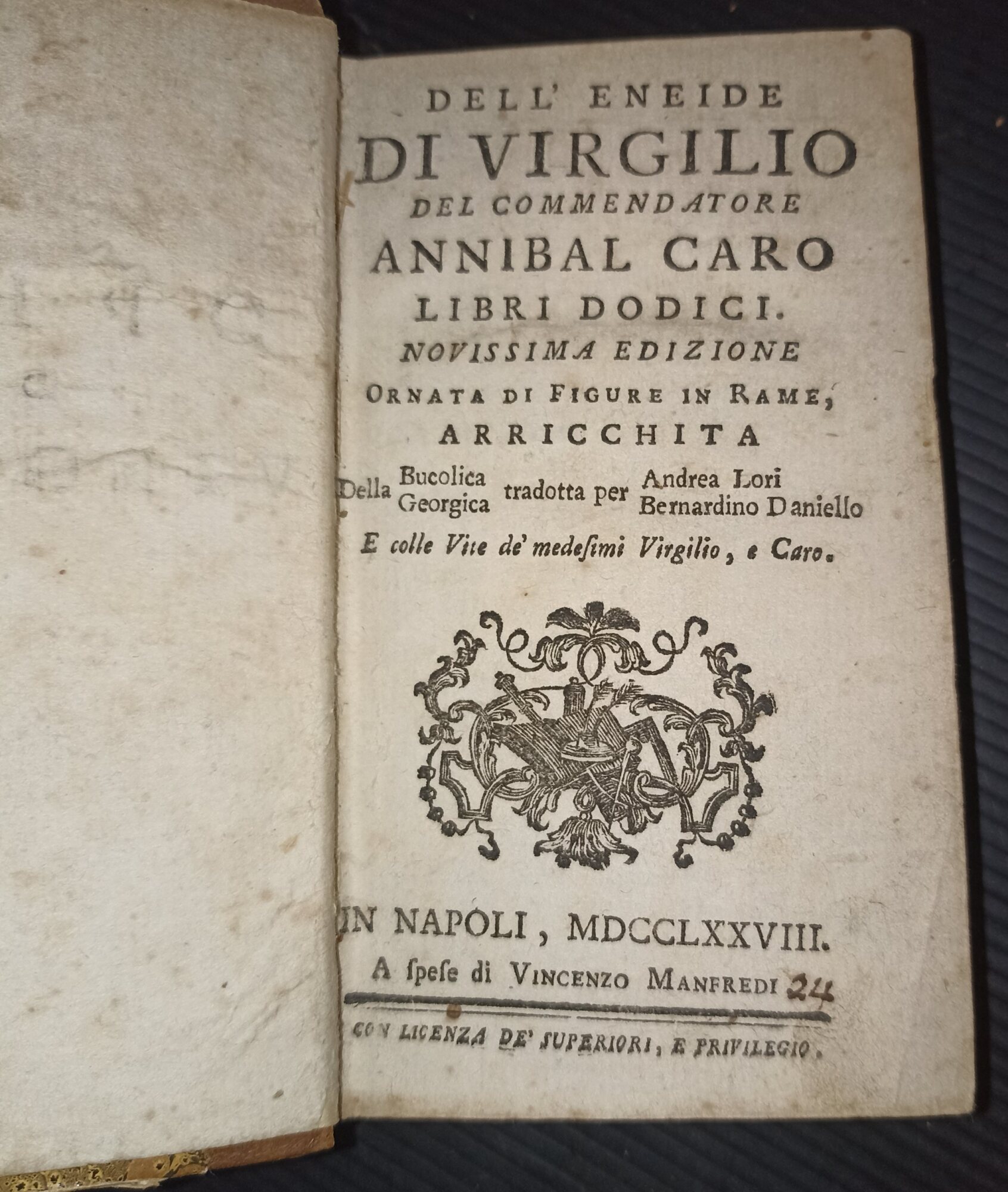 Dell'Eneide di Virgilio del commendadore Annibal Caro libri dodici novissima …