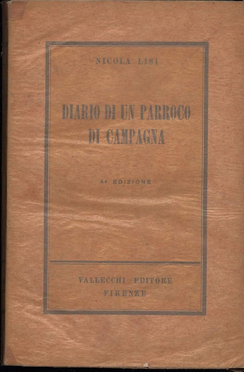 DIARIO DI UN PARROCO DI CAMPAGNA