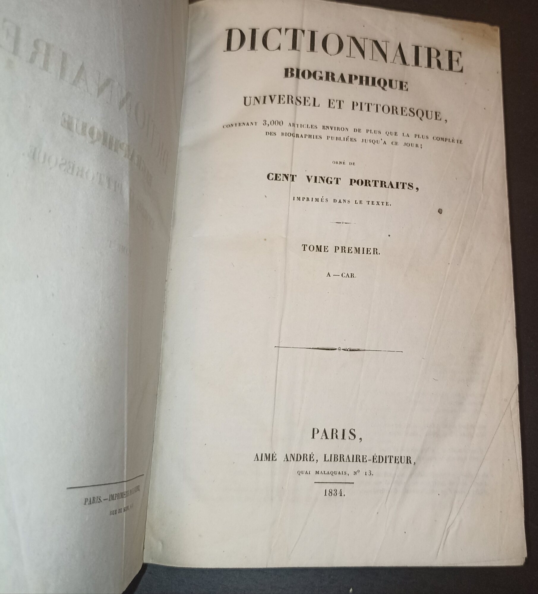 Dictionnaire biographique universel et pittoresque