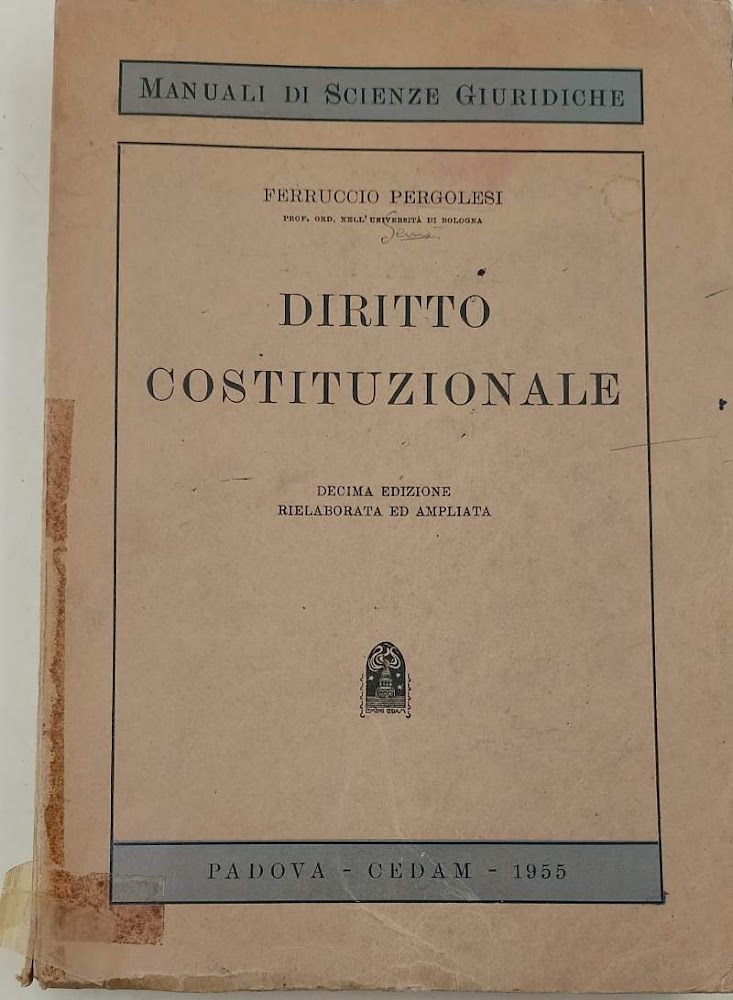 DIRITTO COSTITUZIONALE ( 1955)