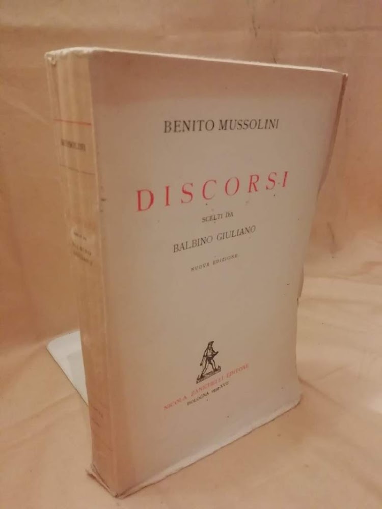 DISCORSI scelti da Balbino Giuliano (1939)