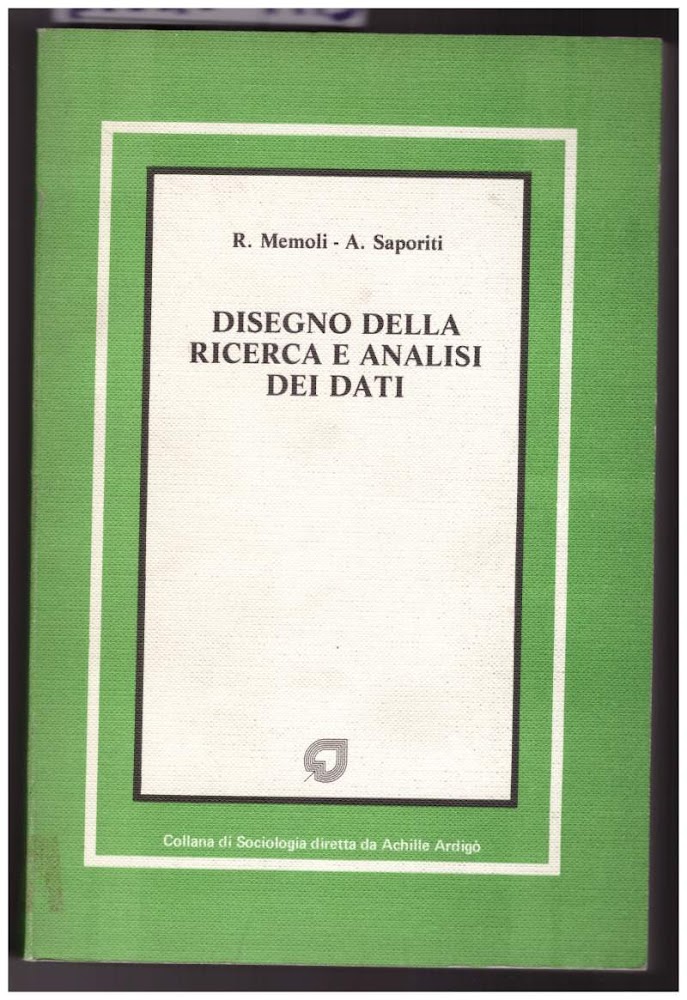 DISEGNO DELLA RICERCA E ANALISI DEI DATI