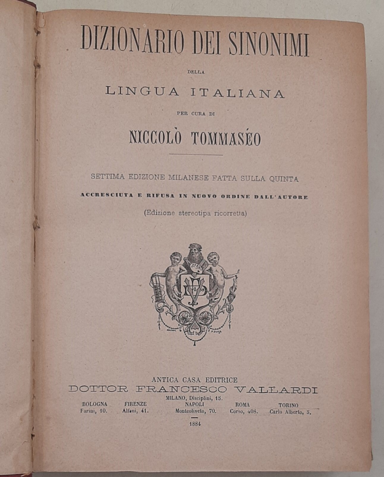 Dizionario dei sinonimi della lingua italiana