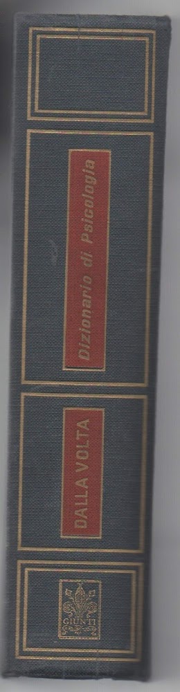 DIZIONARIO DI PSICOLOGIA (1974)