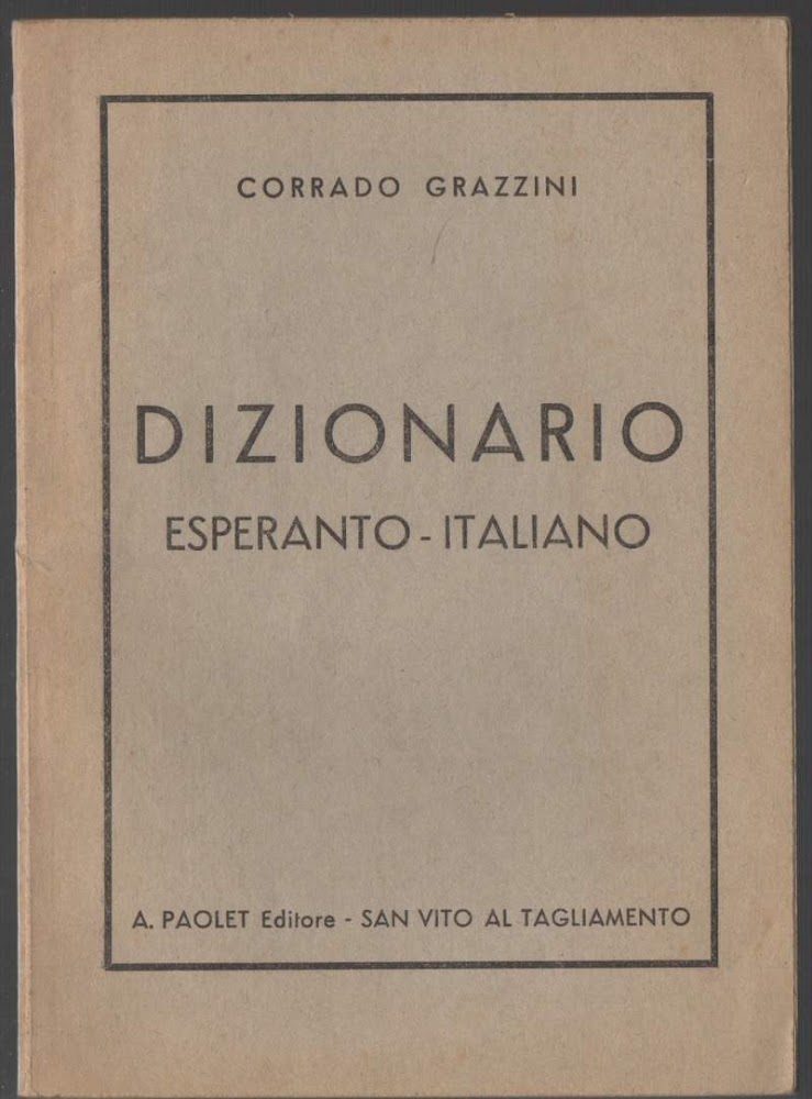 DIZIONARIO ESPERANTO-ITALIANO (1955)