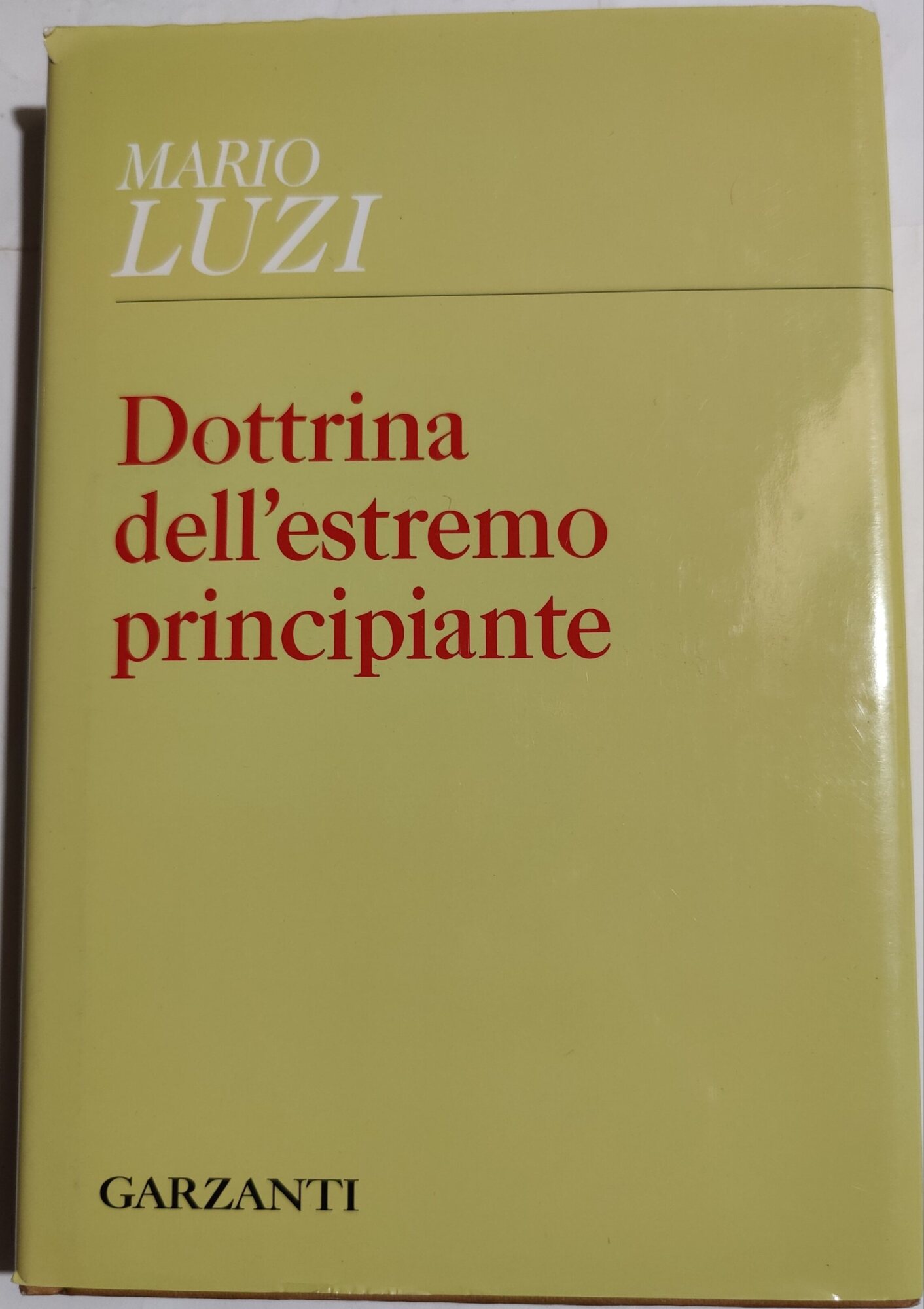 Dottrina dell'estremo principiante