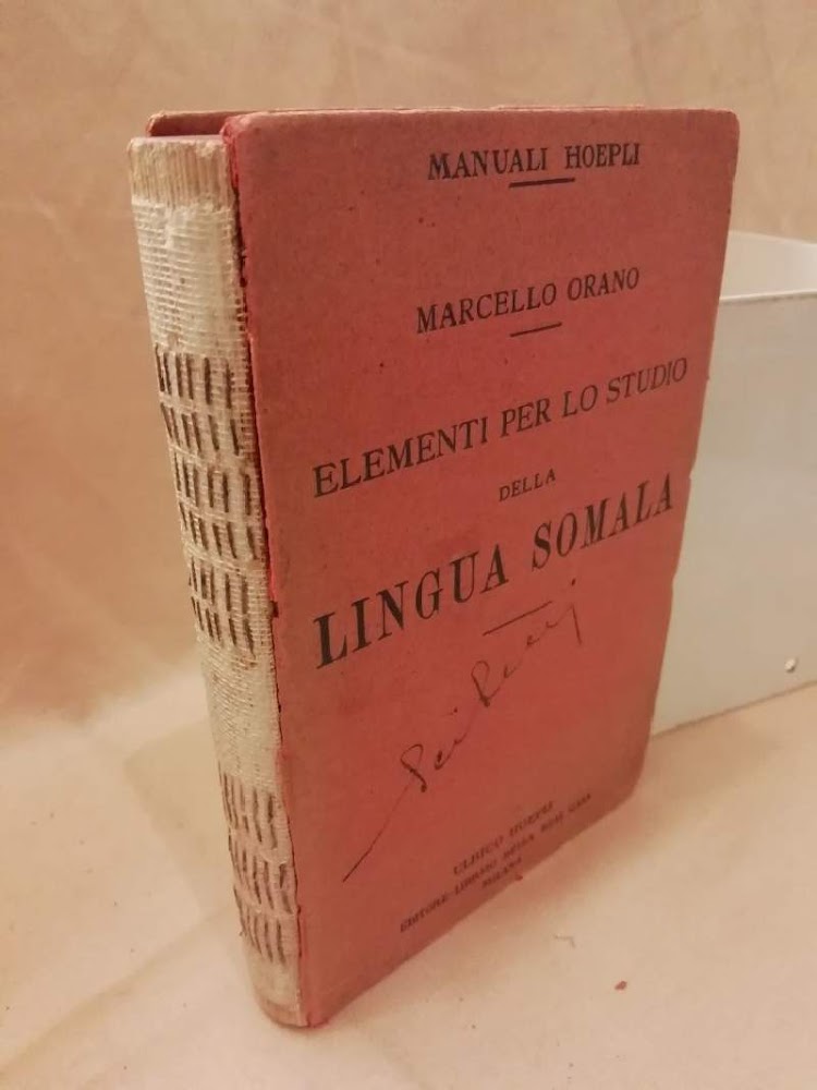 ELEMENTI PER LO STUDIO DELLA LINGUA SOMALA (1931)
