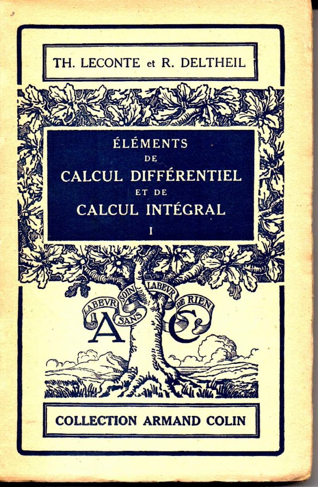 ELEMENTS DE CALCUL DIFFERENTIEL ET DE CALCUL INTEGRAL