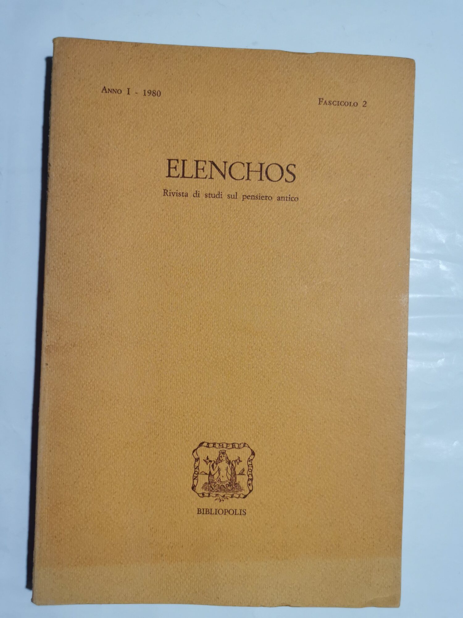Elenchos - Rivista di studi sul pensiero antico