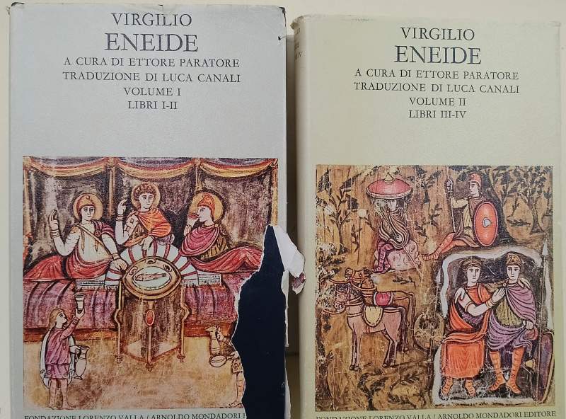 ENEIDE-VOLL. I-LIBRI I E II (1978) E VOL.II- LIBRI III-IV(1989)