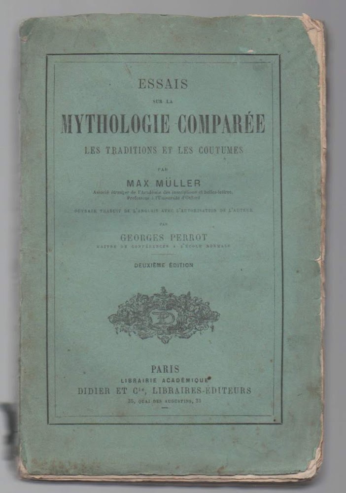 ESSAIS SUR LA MYTHOLOGIE COMPAREE les traditions et les coutumes …