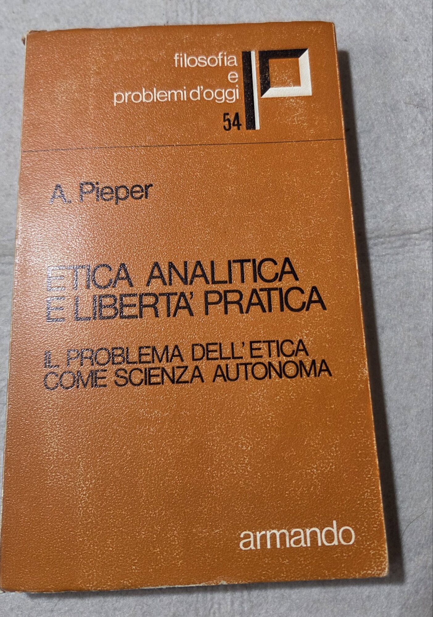 Etica analitica e liberta' pratica - Il problema dell'etica come …