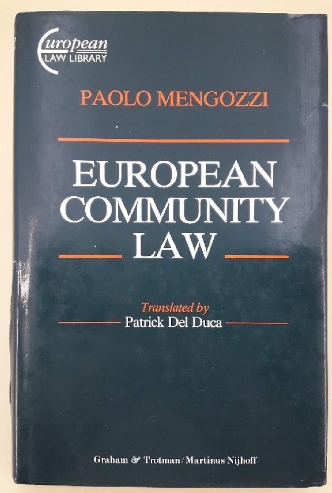EUROPEAN COMMUNITY LAW(1992)