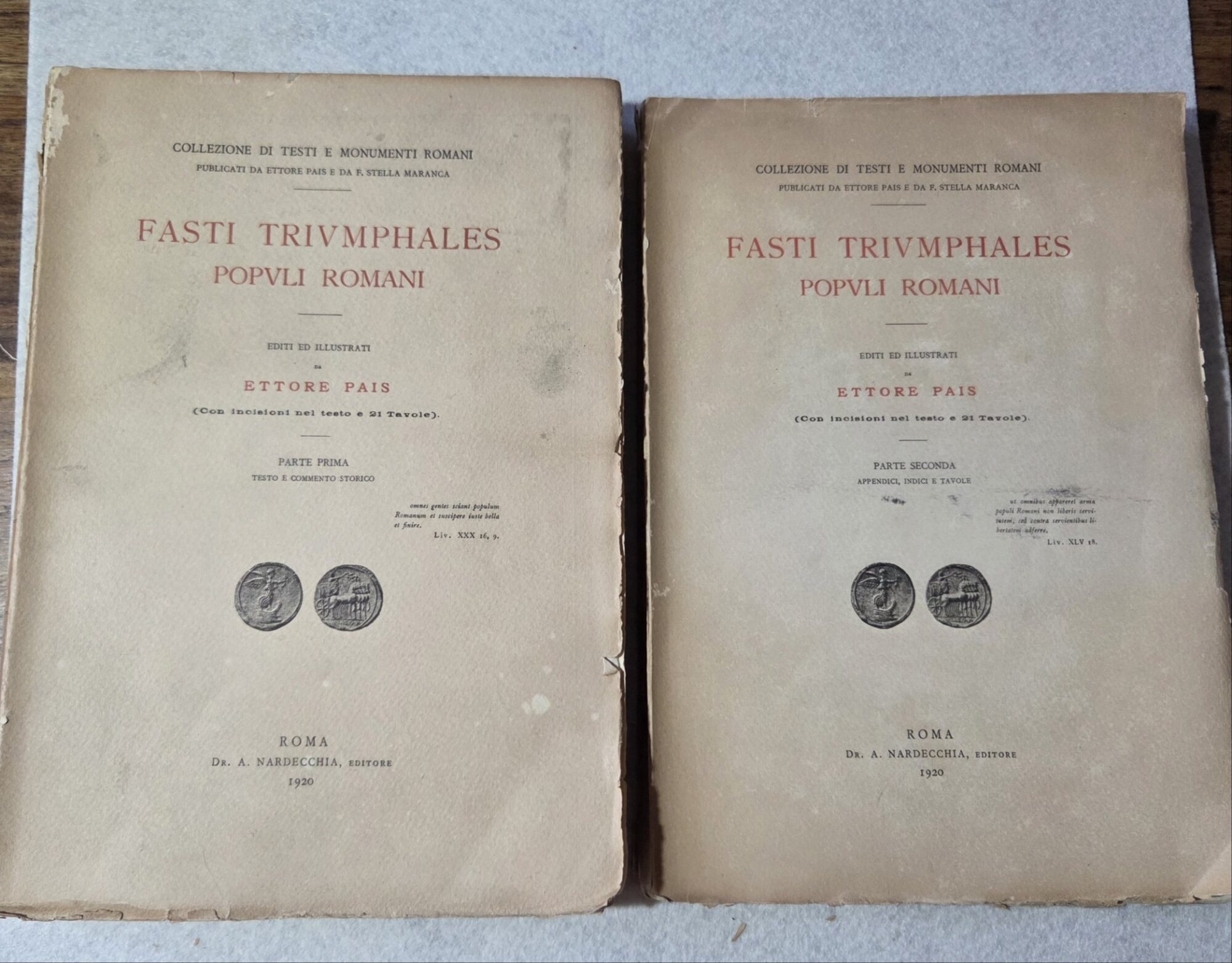 Fasti Trivmphales popvli romani - 2 Voll.