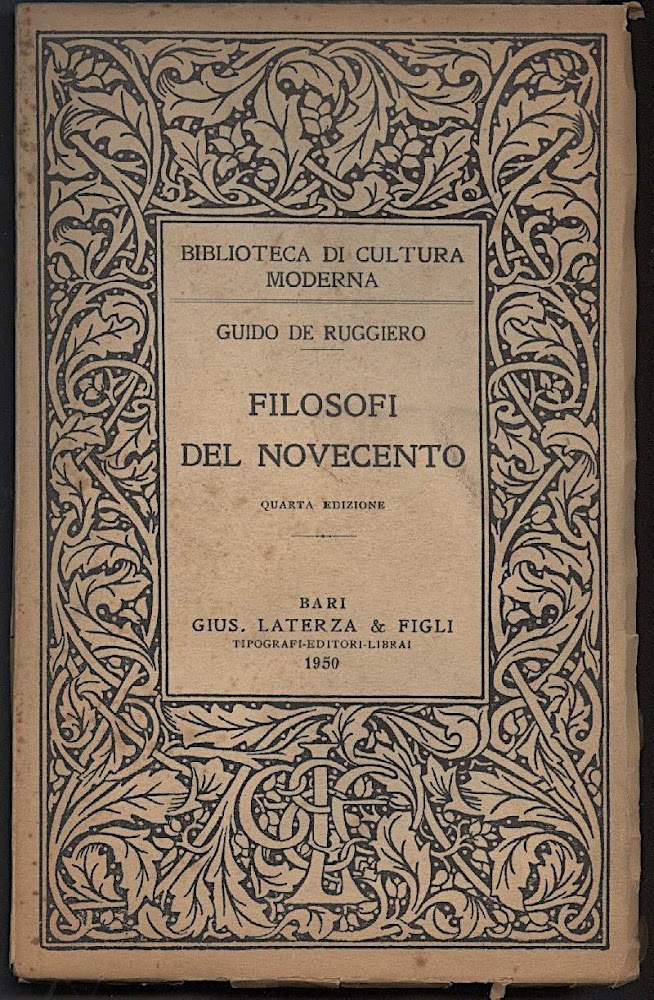 FILOSOFI DEL NOVECENTO (1950)