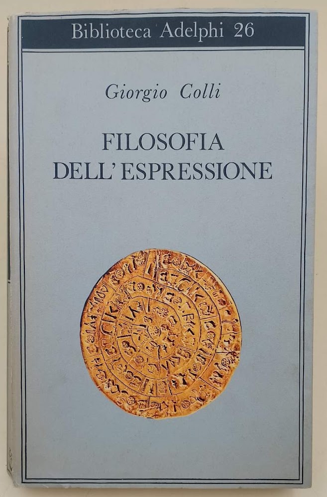 FILOSOFIA DELL'ESPRESSIONE (1978)