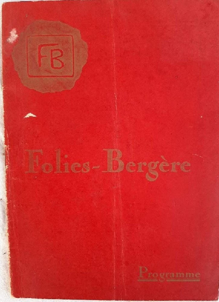 FOLIES BERGERE-PROGRAMME