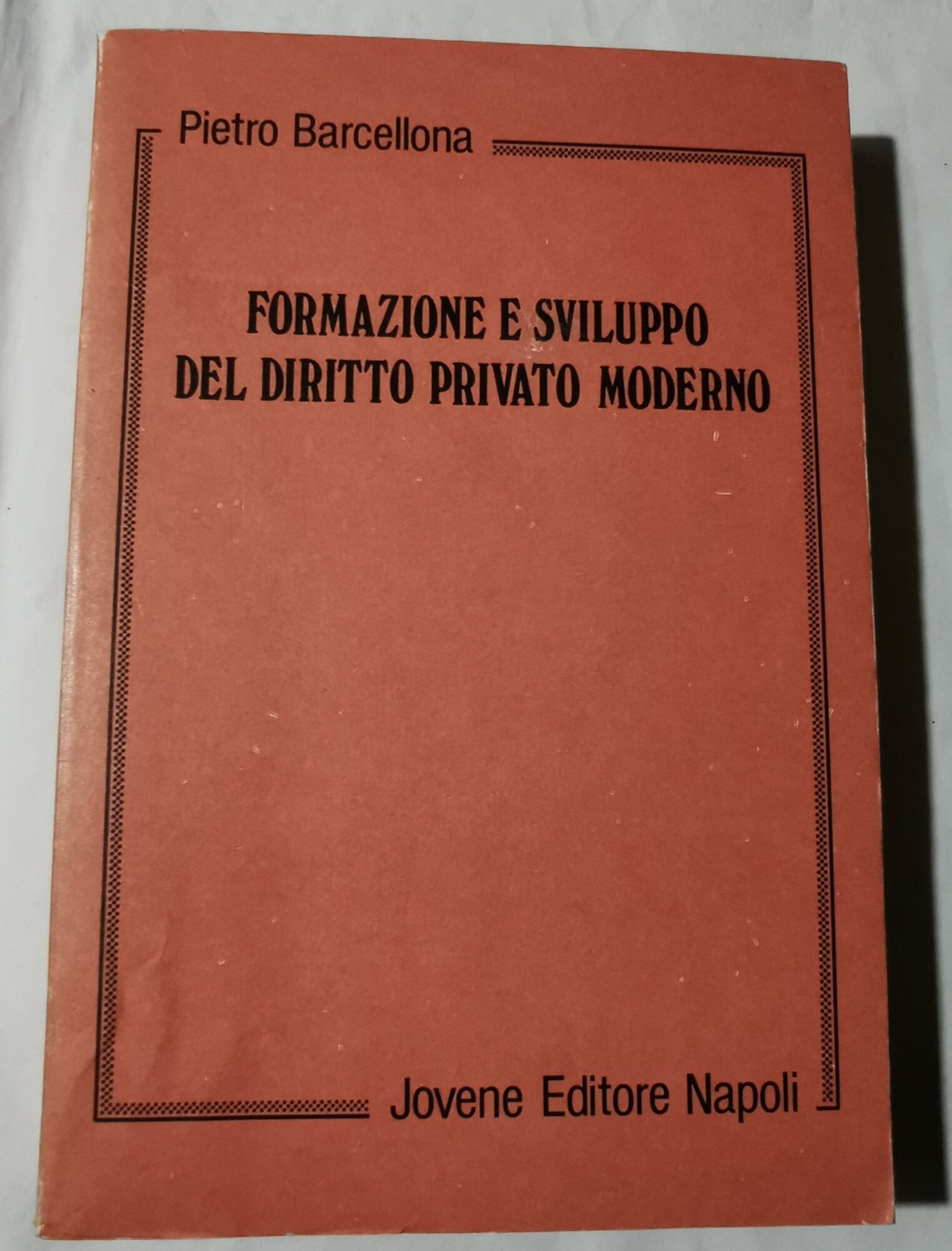 Formazione del Diritto Privato moderno