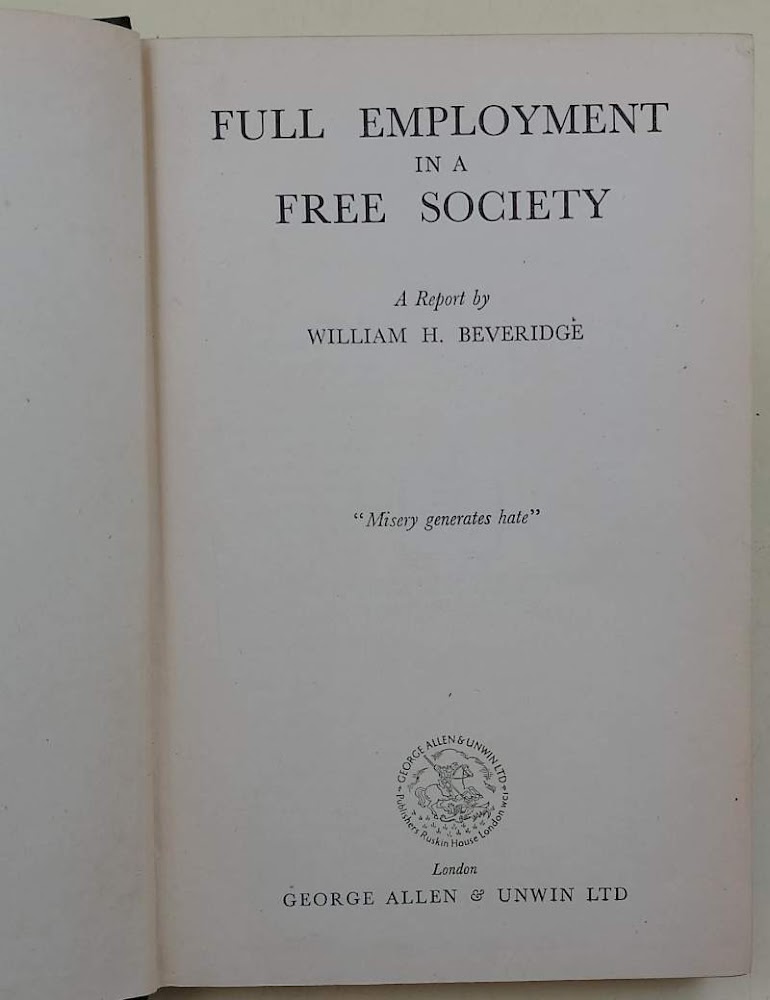 FULL EMPLOYMENT IN A FREE SOCIETY(1944)