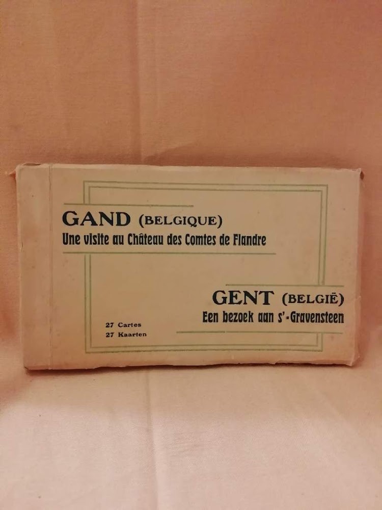 GAND(BELGIQUE)UNE VISITE AU CHATEAU DES COMTES DE FLANDRE, 27 CARTES