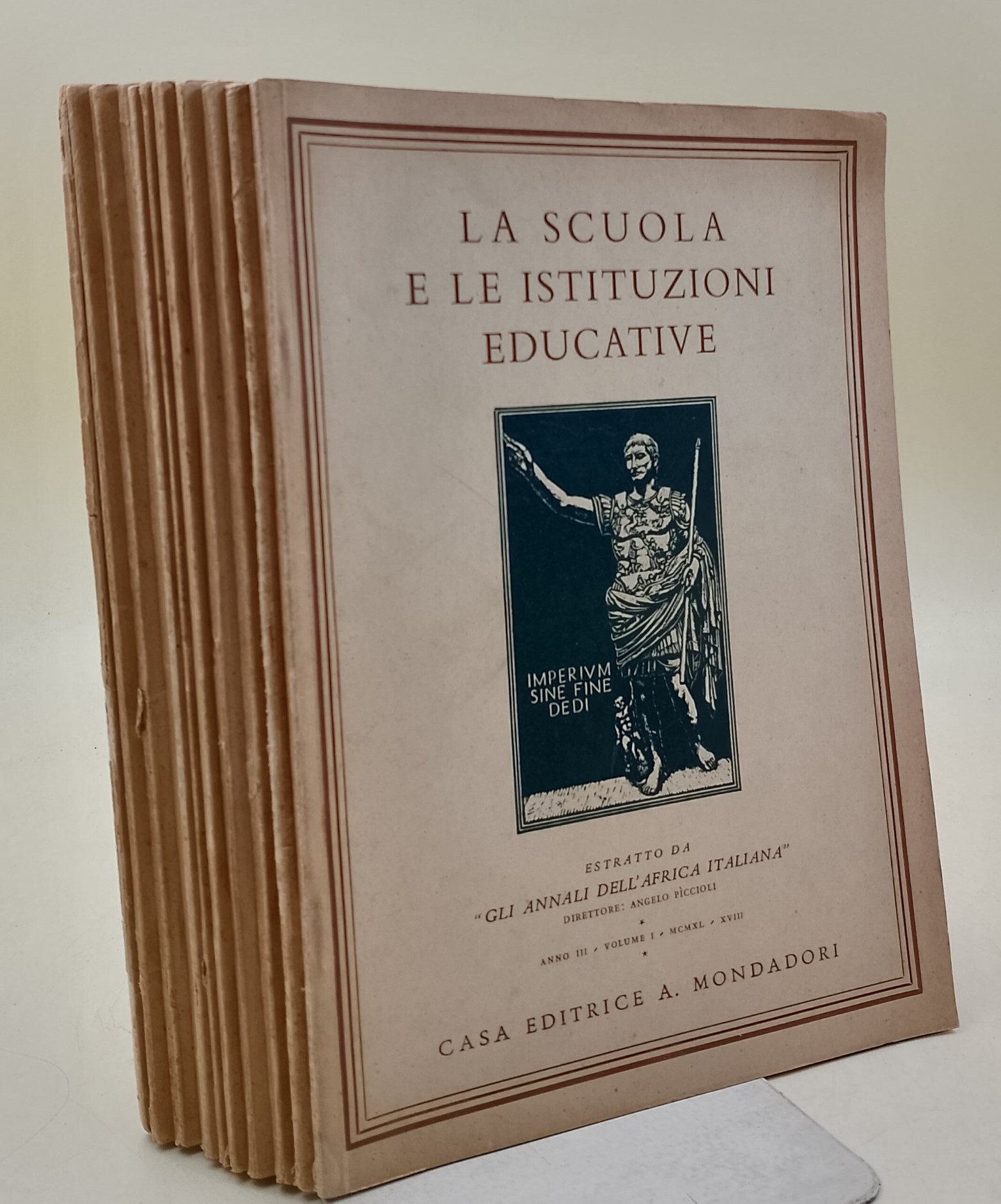 Gli Annali dell'Africa italiana-estratti Anno III vol. I- 10 voll.