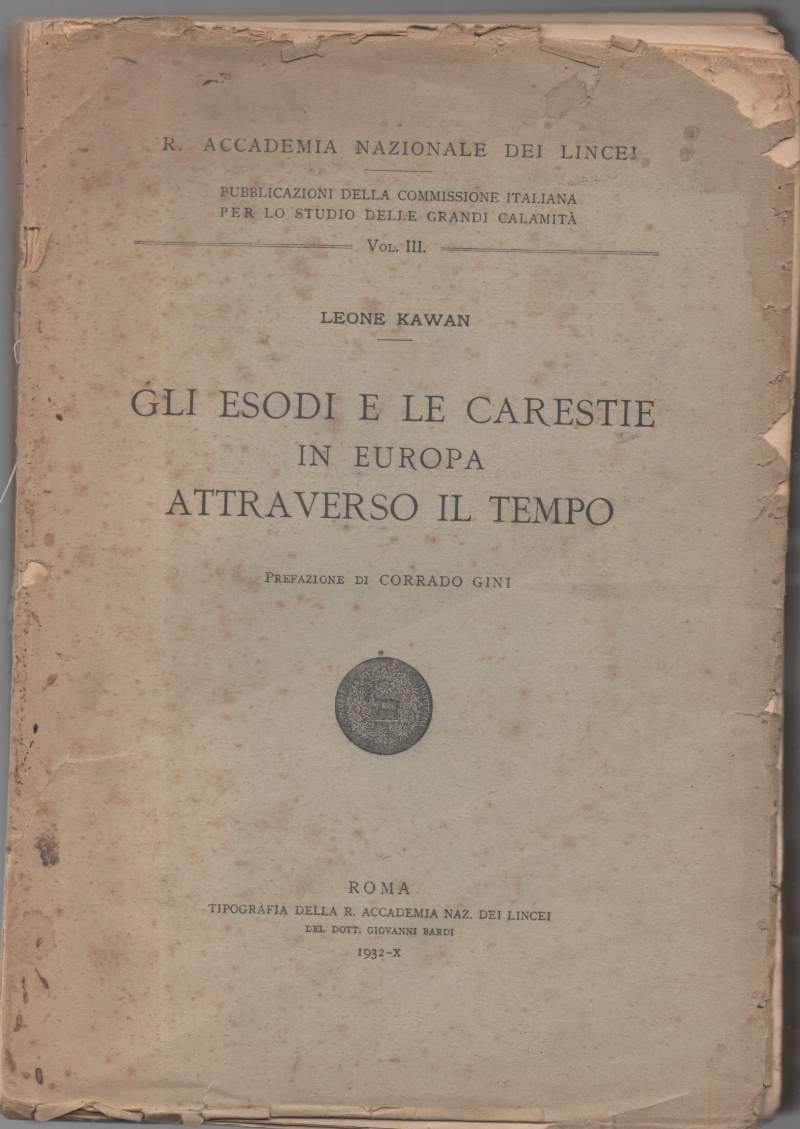 GLI ESODI E LE CARESTIE IN EUROPA ATTRAVERSO IL TEMPO