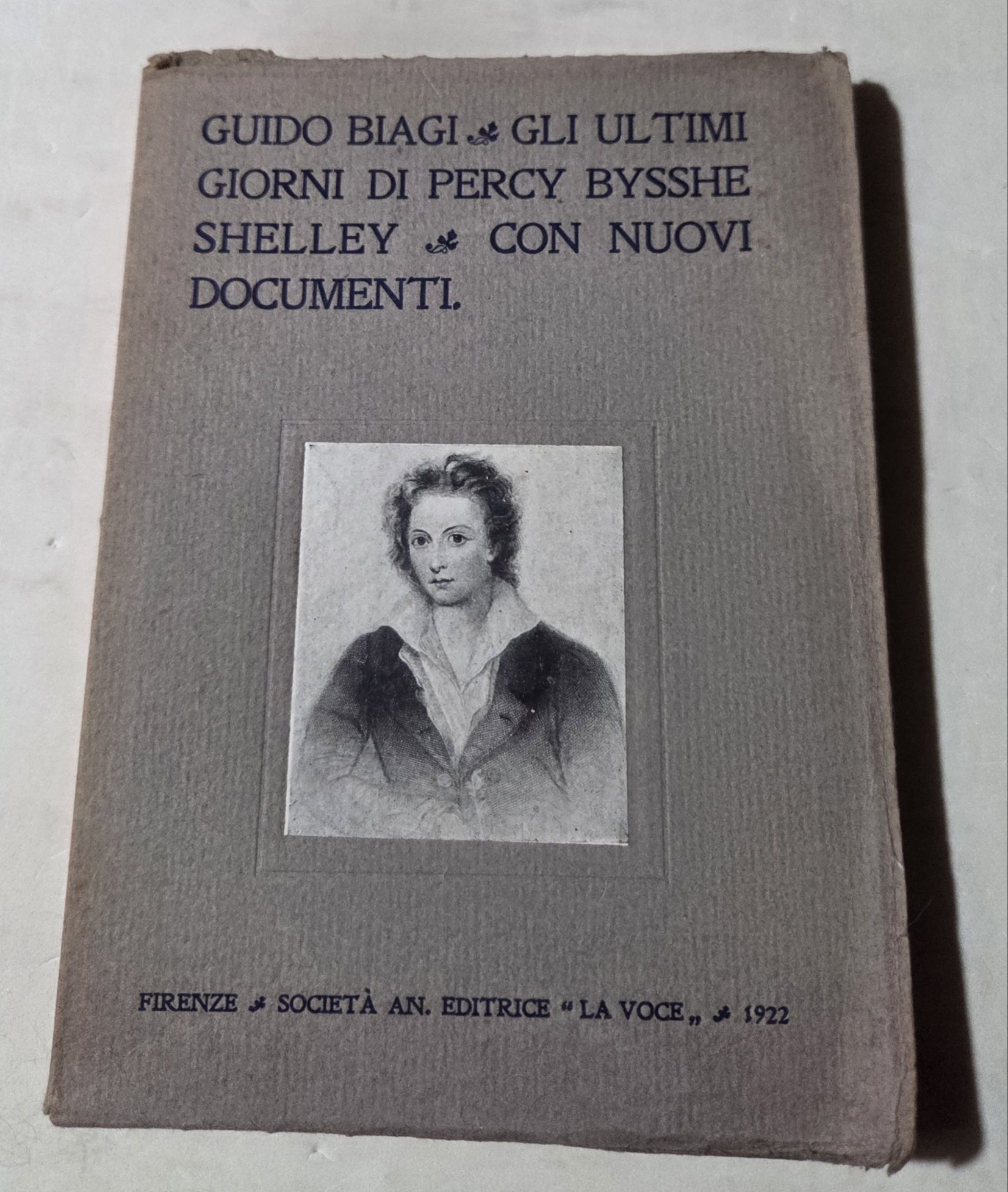 Gli ultimi giorni di Percy Bysshe Shelley con nuovi documenti
