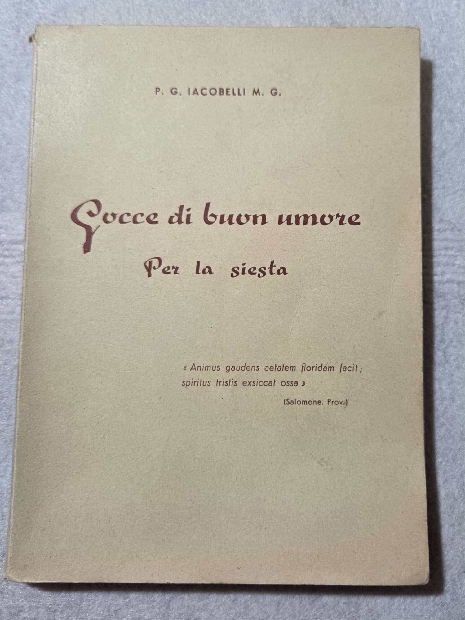 Gocce di buon umore per la siesta